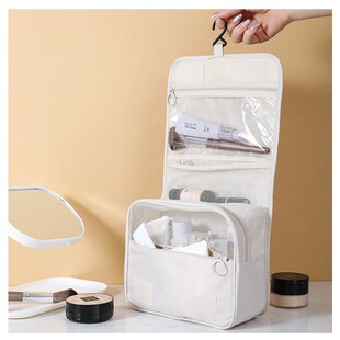 新款挂钩洗漱包旅行手提化妆包女简约多功能大容量防水收纳包