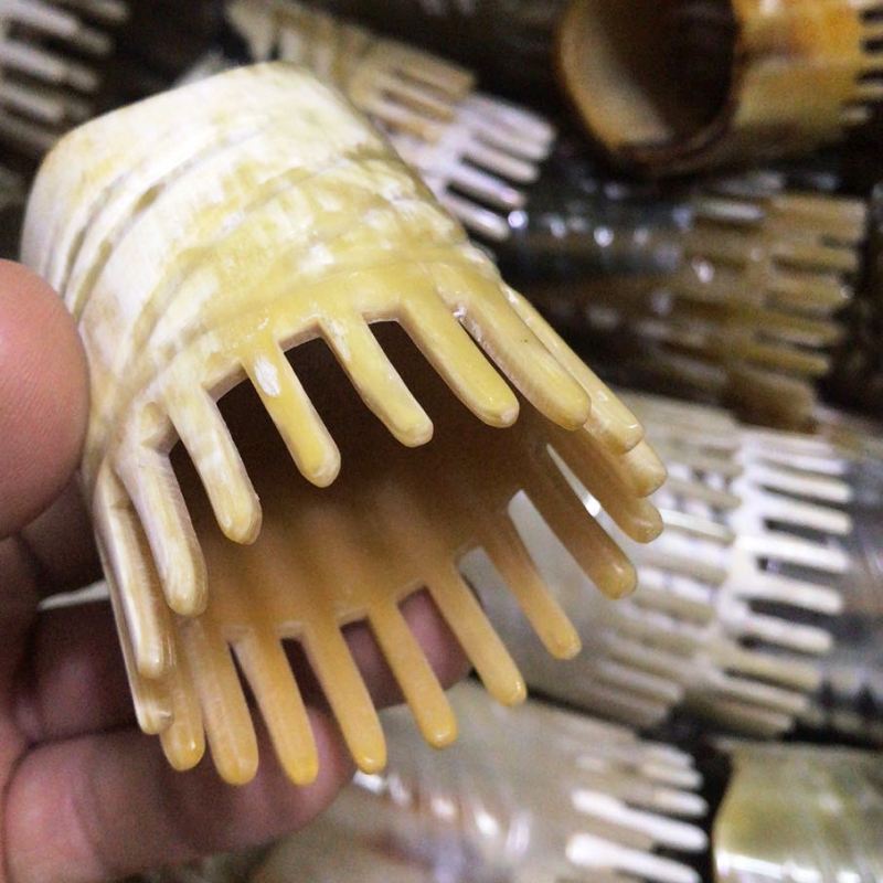 普通短牛角洗头刷头部按摩器材料手抓按摩头提神短洗头梳中齿密齿