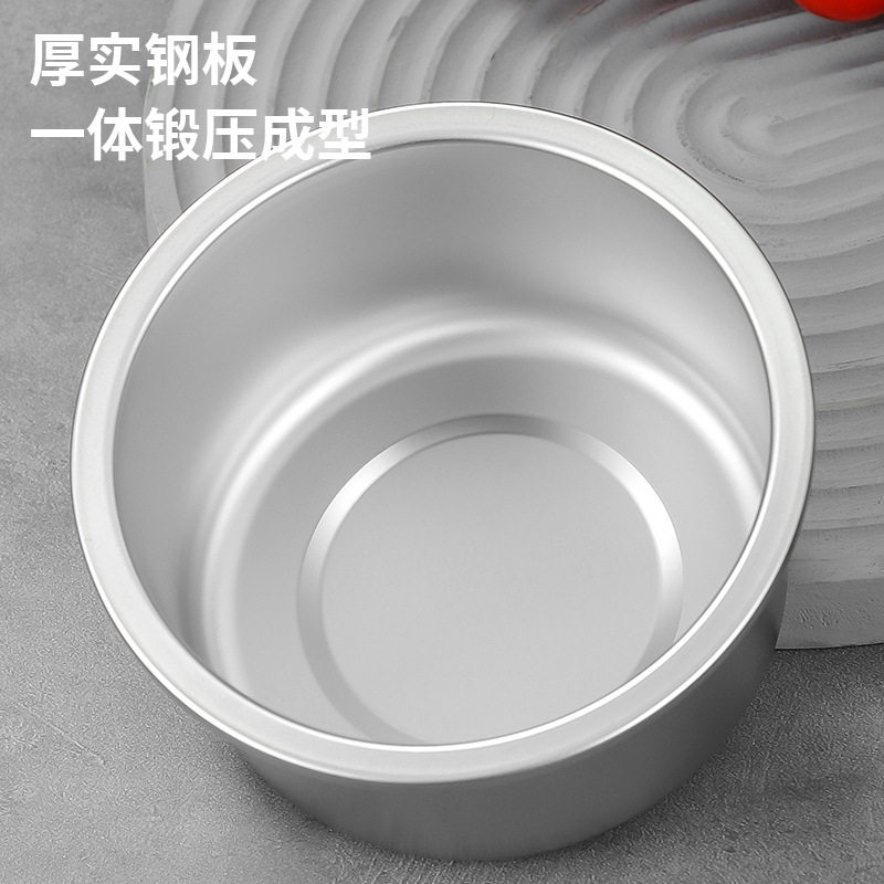 304食品级不锈钢圆形保鲜盒冰箱收纳盒密封保鲜防溢收纳盒便当盒