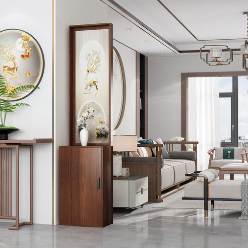 爱心城堡多功能鞋柜屏风