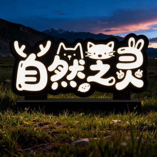 亚克力定制发光LED灯箱