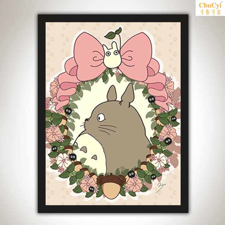 宫崎骏龙猫印花十字绣简单卡通动漫卧室小幅线绣新款钻石画贴钻1在类目 居家布艺, 十字绣及工具配件, 十字绣套件中 - 来自Buy2taobao.com提供专业的淘宝代购服务