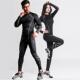 zaxu运动套装 压缩跑步健身女高弹速干打底训练衣男紧身瑜伽服田径