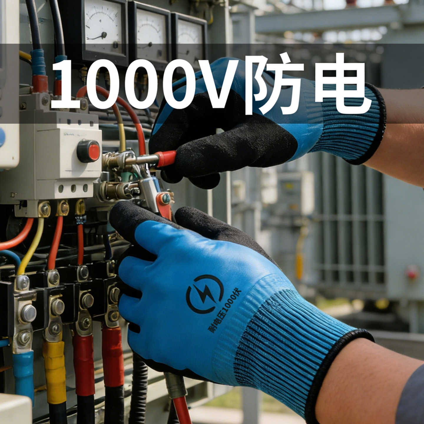 绝缘手套电工专用低压防触电1000V高压带电作业劳保国标认证防护