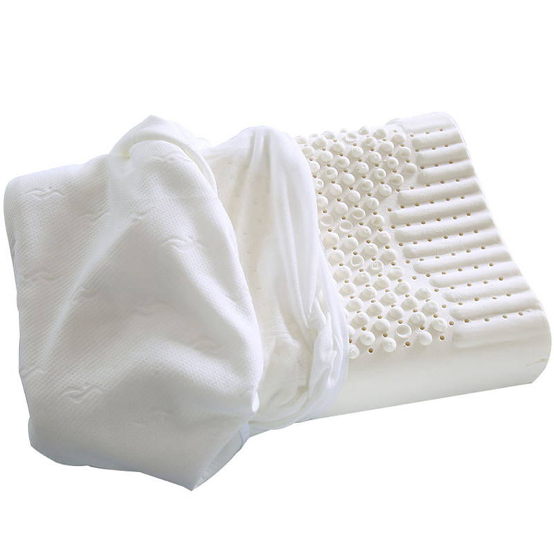 FENTI BEDDING THAILAND NATURAL LATEX CURVE GRANULES MASSAGE PILLOW SINGLE NECK PILLOW DOUBLE HOME MEMORY PILLOW CORE