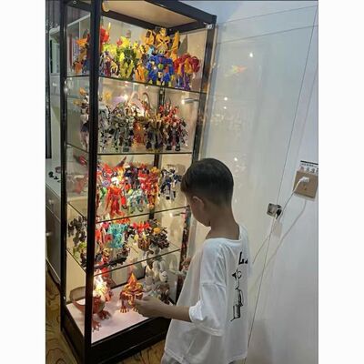 手办柜展示柜透明玻璃柜子家用礼品化妆品模型乐高展柜高达摆件柜