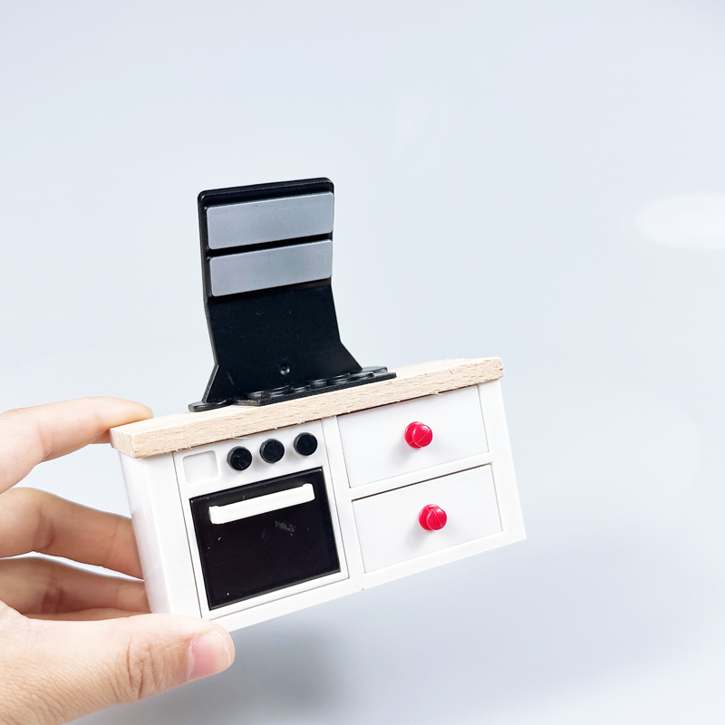 迷你小集成灶模型微缩食玩场景