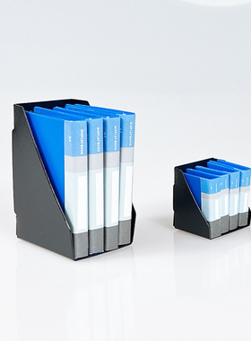 迷你微缩文件夹模型娃娃屋dollhouse家具摆件仿真办公场景配件