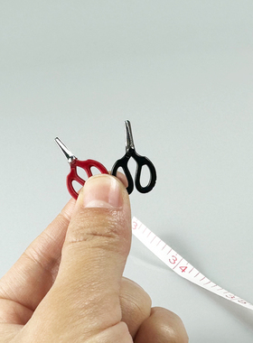 1:12娃娃屋dollhouse模型袖珍场景迷你缝纫场景量尺子剪刀可活动