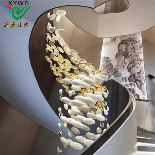 酒店大堂宴会厅非标工程灯别墅大厅复式楼楼梯创意售楼部沙盘吊灯