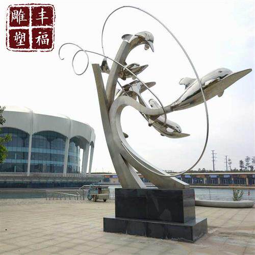 大型广场不锈钢景观雕塑户外城市不锈钢抽象动物鸟造型抽象摆件