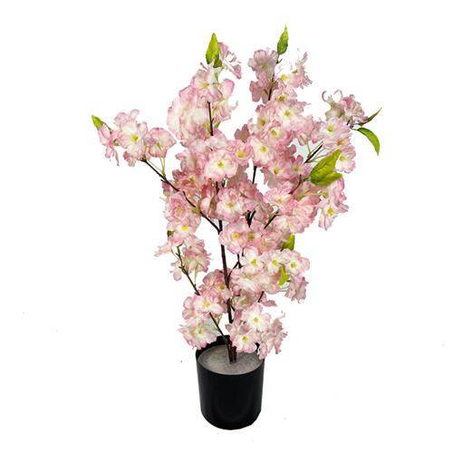 仿真小花树绿植盆栽假植物室内家居大型落地造景樱花树装饰摆件
