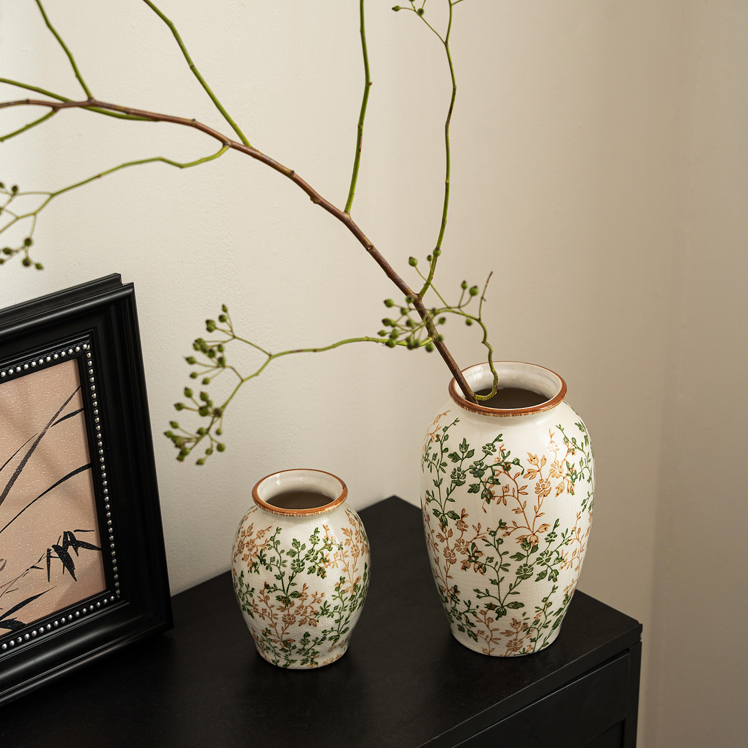 花瓶高级感法式田园风青花瓷复古设计感小众客厅水养绿植插花摆件,鲜花速递/花卉仿真/绿植园艺,花瓶,淘宝优惠券,粉丝福利购,淘宝优惠卷