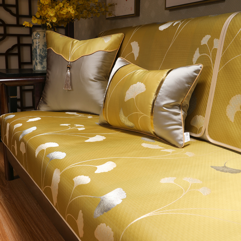 红木沙发垫靠背巾四季通用防滑中式客厅家具坐垫套罩定做家用垫子