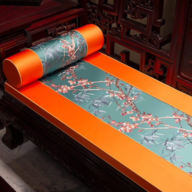 新中式实木沙发坐垫四季通用高档红木家具海绵垫子乳胶座垫套定做