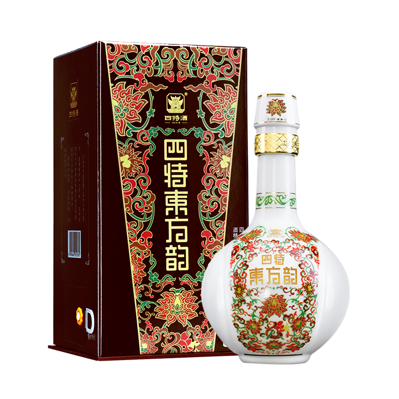 四特 东方韵弘韵 52度 558ml*1单瓶包装 特香型白酒 宴请招待自饮