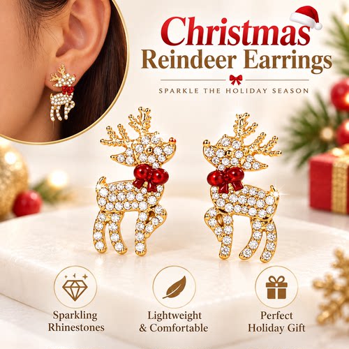Little Deer Walking Stick Candy Subtle All-Purpose Earrings