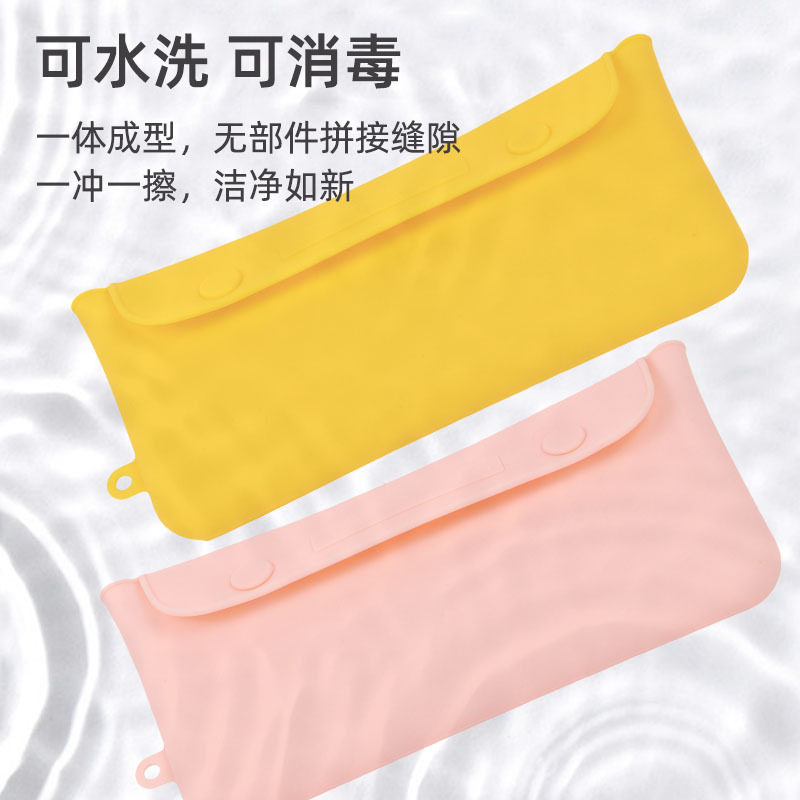 厂家供应硅胶便携餐具袋