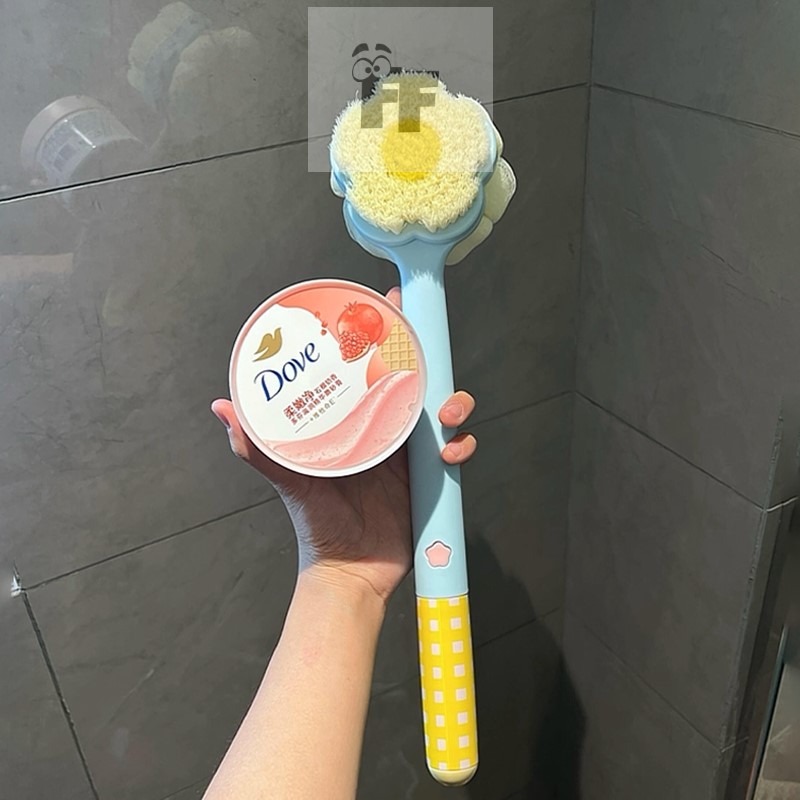 软毛洗澡刷洗脚刷沐浴刷洗澡搓背神器后背去角质搓澡磨砂膏刷子