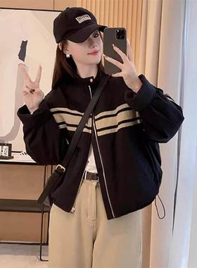 LILY MOST短款羽绒棉外套女2024秋冬新款休闲棒球服加棉夹克上衣