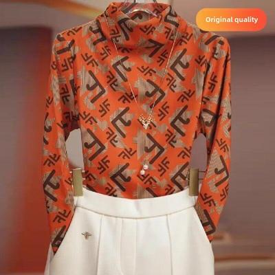 双面德绒半高领打底衫女内搭修身上衣春秋冬新款高端洋气长袖t恤