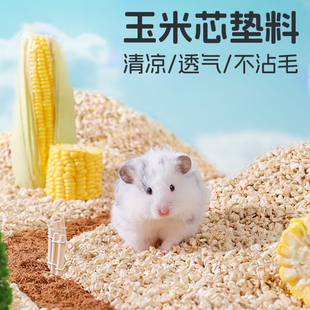 仓鼠垫料玉米芯垫料金丝熊垫料小仓鼠专用低尘无敏玉米芯四季 通用