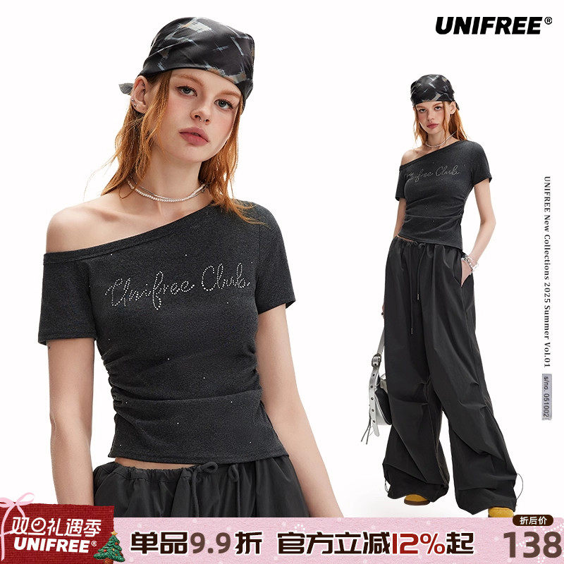 UNIFREE不规则短袖T恤