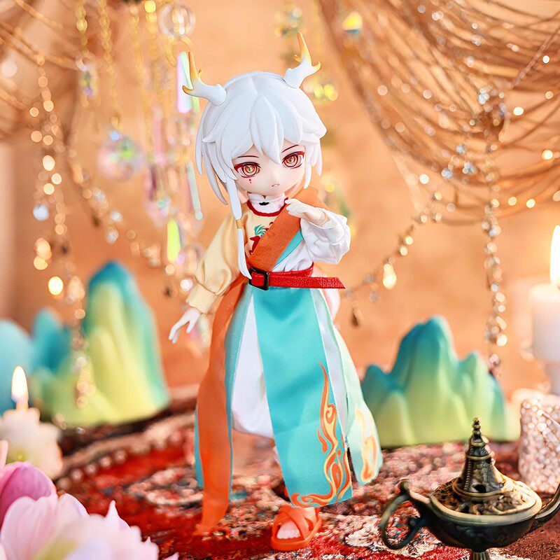 正版Nagi兽仔踏风吟系列关节可动人偶12分mjd娃盲盒桌面手办摆件