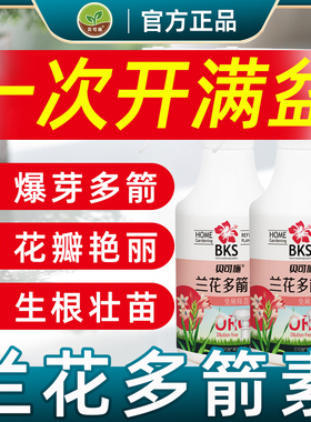 贝可施兰花多箭素多剑素兰灵王兰花专用肥营养液君子兰蝴蝶兰促花