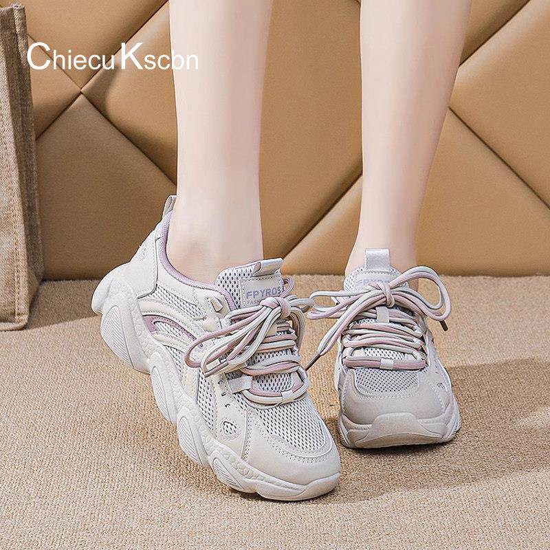 Chiecu Kscbn品牌女鞋夏季透气网面鞋女2025新款爆款时尚运动鞋,女鞋,时尚休闲鞋,淘宝优惠券,粉丝福利购,淘宝优惠卷