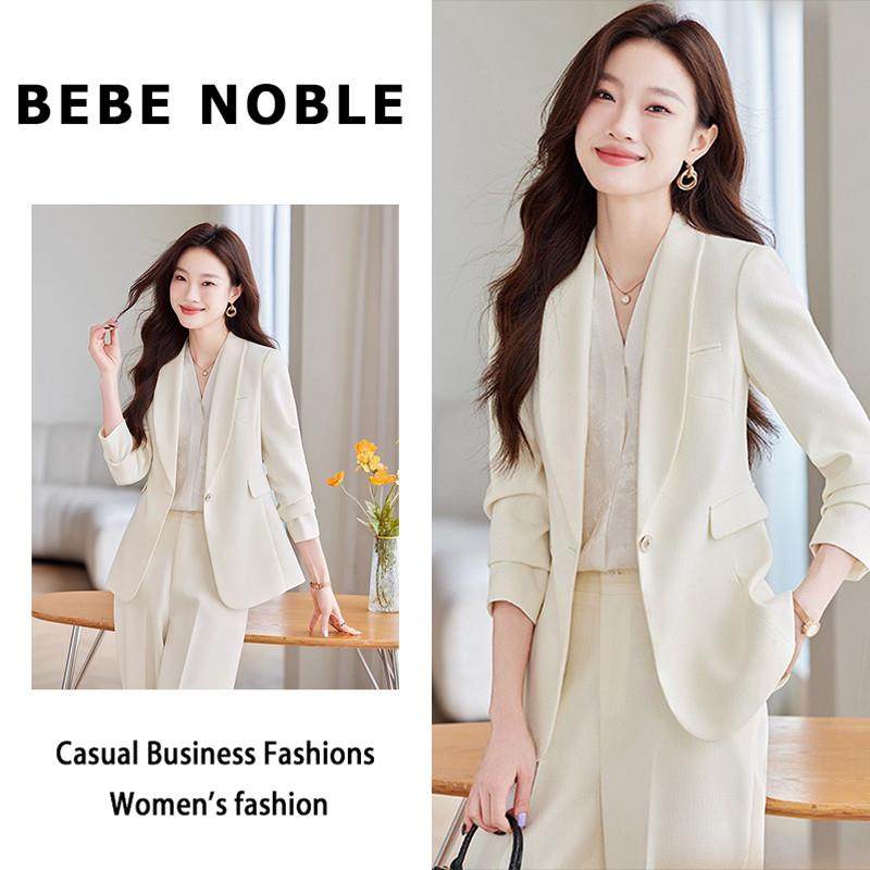 BEBE NOBLE西装套装女春秋季时尚高级感职业气质通勤休闲小西服