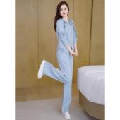 时尚 TOUCH 新款 女2025春季 宽松休闲显瘦跑步服两件套 MISS运动套装