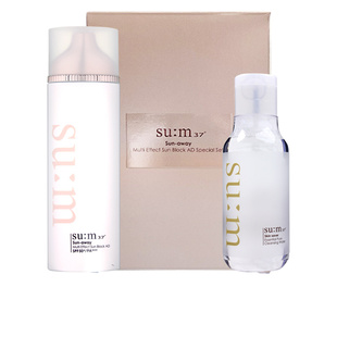韩国苏秘呼吸37度防晒霜加量版100ml套盒 限量室内外女士防晒
