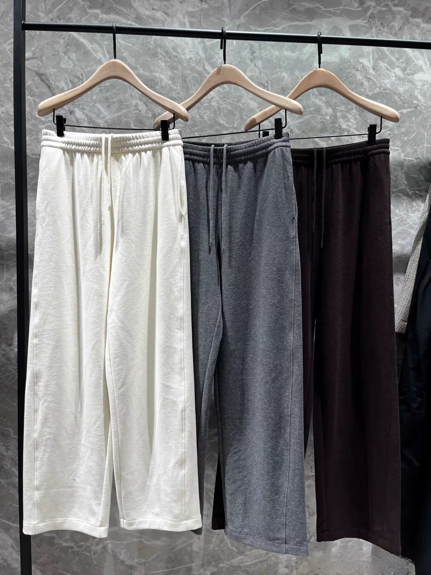 【acti系列】正品卫裤2025冬新品厚实双面绒直筒裤MBE4PAT017