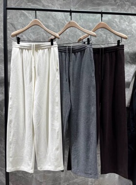 【acti系列】正品卫裤2025冬新品厚实双面绒直筒裤MBE4PAT017