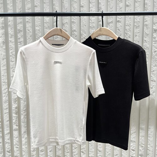 【C系列】正品短袖T恤2026夏新品天丝醋酸小圆领正肩MBF2TEE004