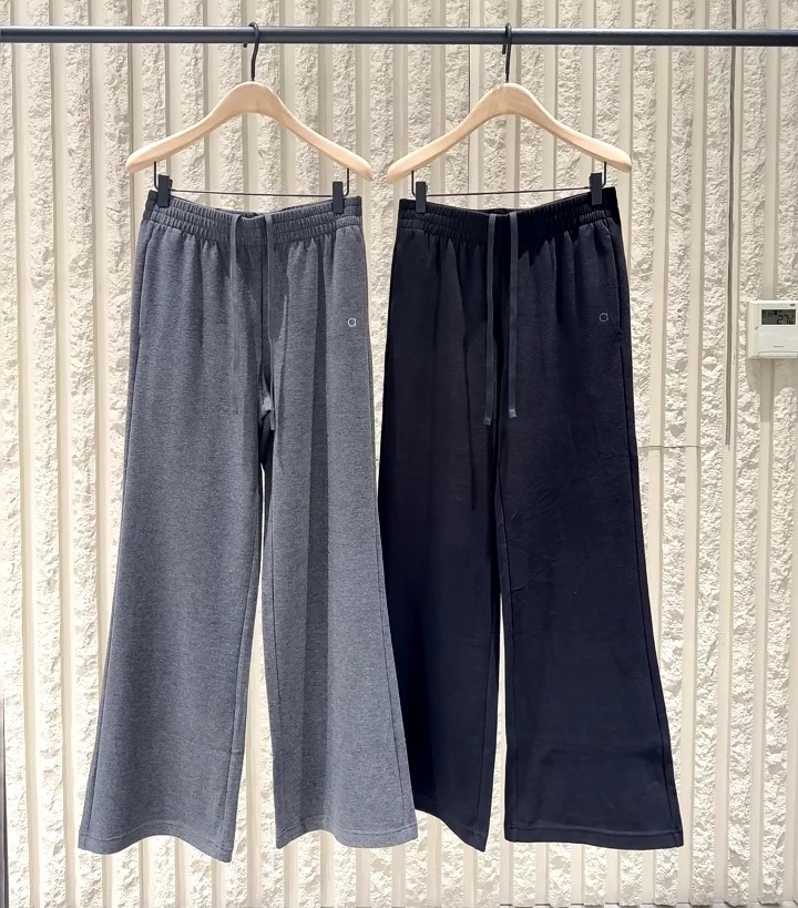 【acti系列】正品运动裤2025冬新品双面绒微喇阔腿裤MBE4PAT028