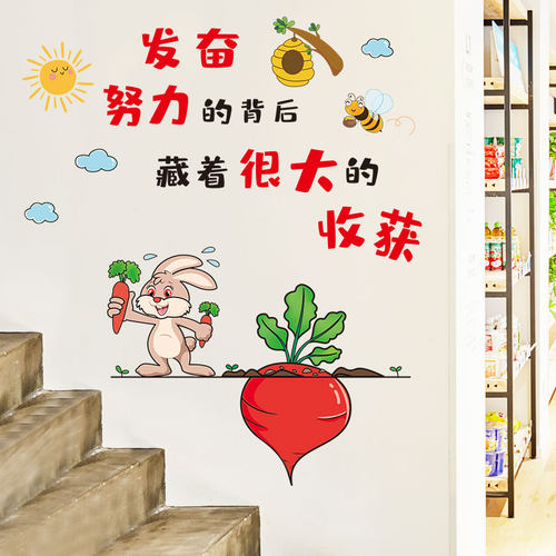 学生儿童房间布置床头励志标语