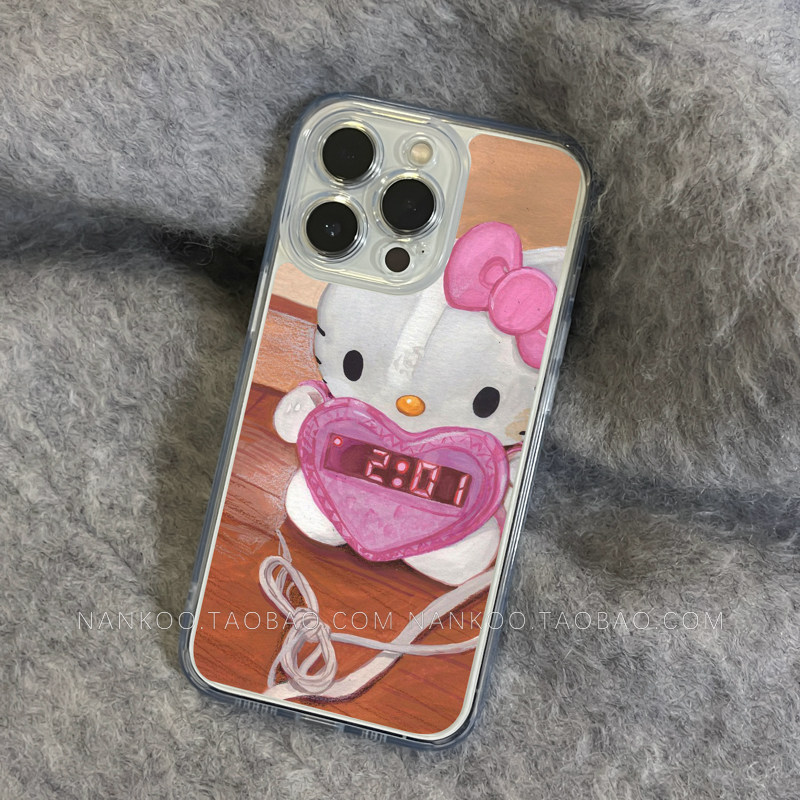 玩壳总动员iPhone手机壳复古KT猫