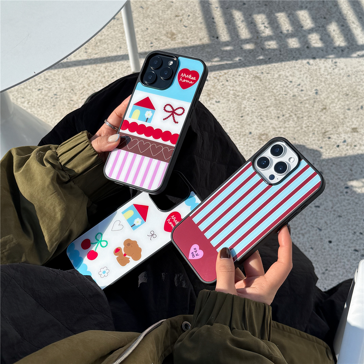 玩壳总动员简约线条手机壳