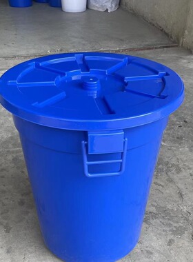 300升大圆桶 65L100L120L150L200L400L带盖塑胶桶PP食品储物桶