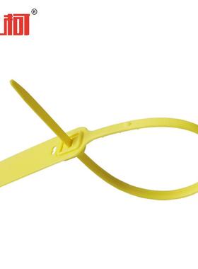 上柯集装箱封签扎带尼龙标牌封条GL250-Y25*63.5mm+250mm(黄色100