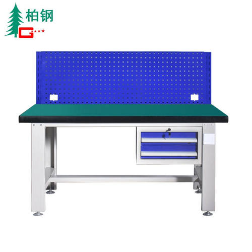 柏钢重型钳工工作台装配防静电维修桌工厂车间流水线打包台多功能