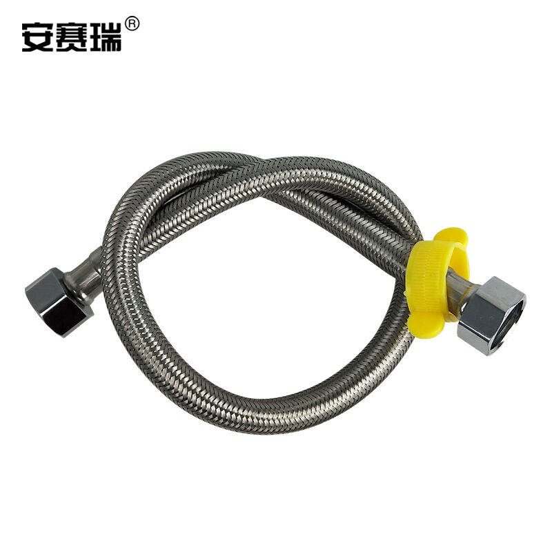 安赛瑞304不锈钢编织软管卫浴配件进水管面盆马桶上水管冷热通用8