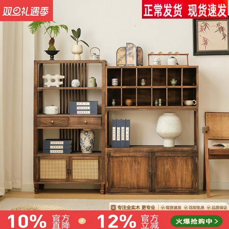 博古架实木新中式多宝阁