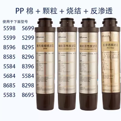 适用沁/园黑金滤芯jld8585xzro净水机5598 99 8596 5299 88545684