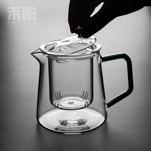 玻璃茶壶耐热泡茶壶过滤耐高温煮茶壶水壶套装泡茶器煮花茶养生壶 - 封面