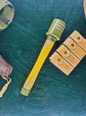 书房桌面摆件抗战二战德国M24手榴模型雷电弹射玩具礼物扮演收藏