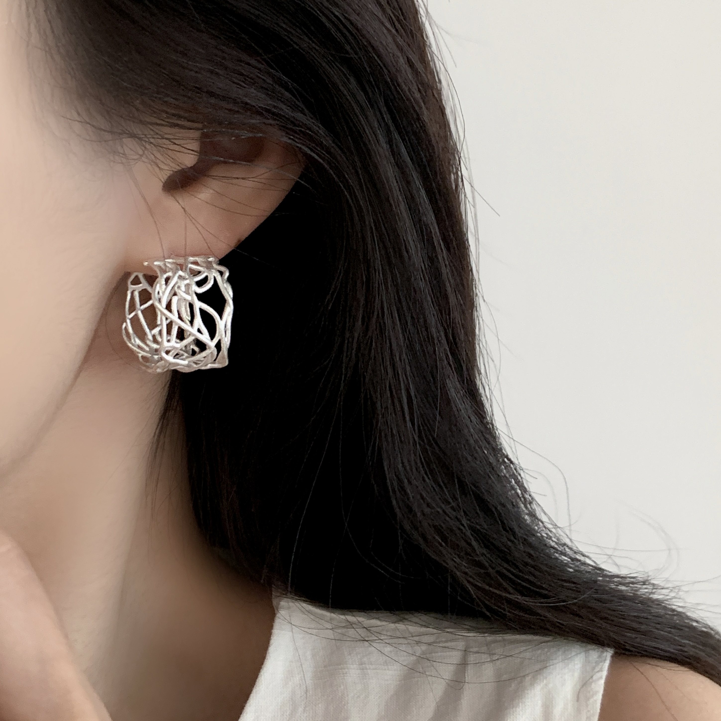 原创设计 个性耳钉女轻奢高级感耳环女小众设计感2026新款耳饰品,饰品/流行首饰/时尚饰品新,耳钉,淘宝优惠券,粉丝福利购,淘宝优惠卷