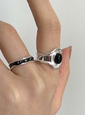 一恋璀璨星河戒指女复古时尚创意